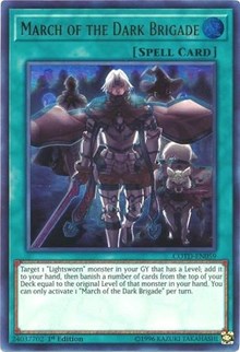 March of the Dark Brigade [COTD-EN059] Ultra Rare | Galactic Gamez