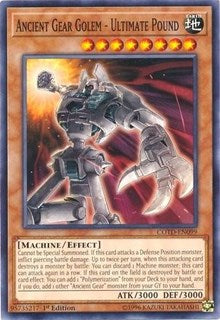 Ancient Gear Golem - Ultimate Pound [COTD-EN099] Common | Galactic Gamez