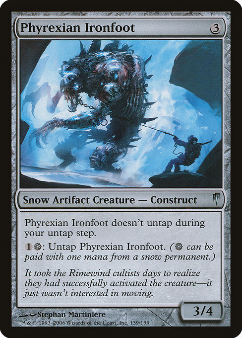 Phyrexian Ironfoot [Coldsnap] | Galactic Gamez