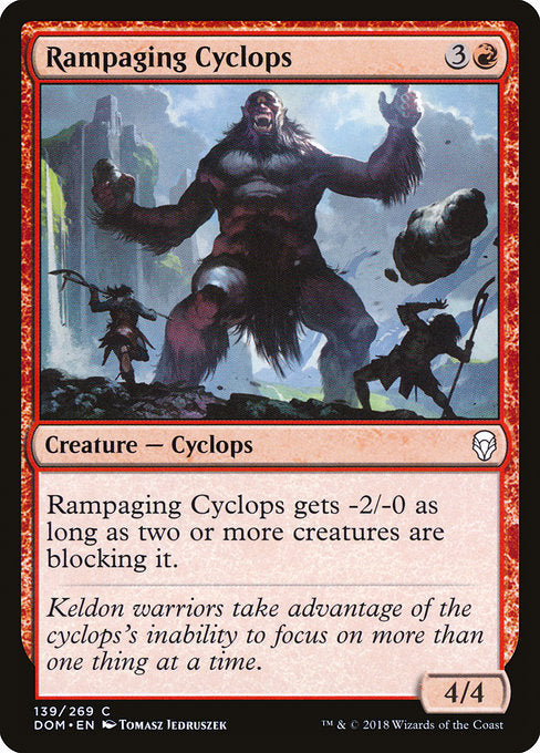 Rampaging Cyclops [Dominaria] | Galactic Gamez