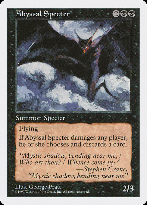 Abyssal Specter [Fifth Edition] | Galactic Gamez