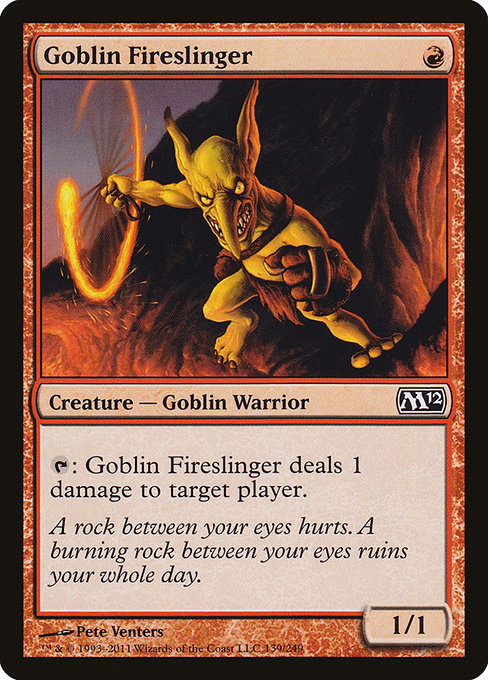 Goblin Fireslinger [Magic 2012] | Galactic Gamez
