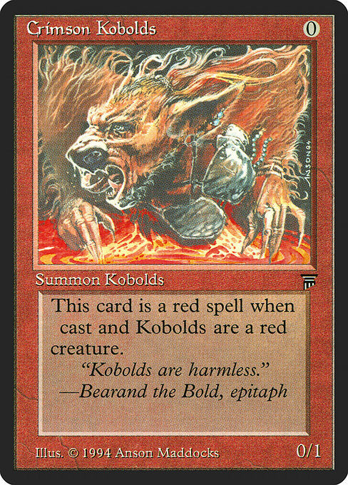 Crimson Kobolds [Legends] | Galactic Gamez