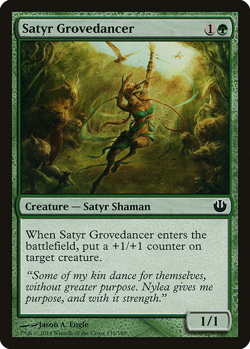 Satyr Grovedancer [Journey into Nyx] | Galactic Gamez