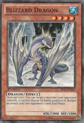 Blizzard Dragon [BP01-EN147] Starfoil Rare | Galactic Gamez