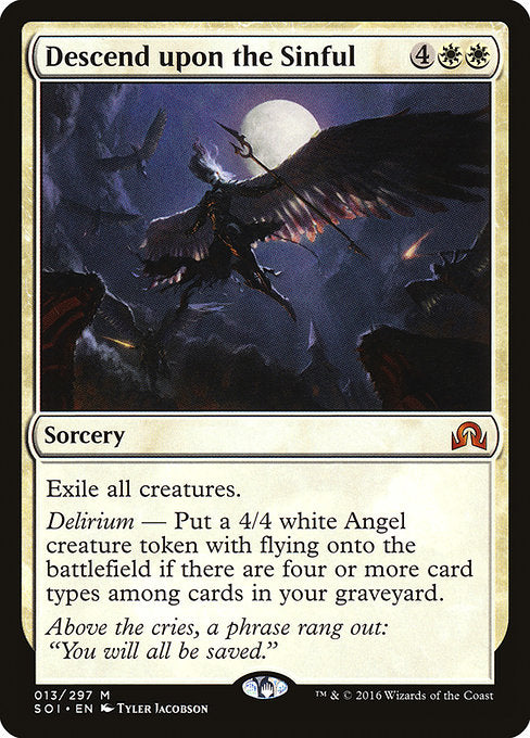 Descend upon the Sinful [Shadows over Innistrad] | Galactic Gamez