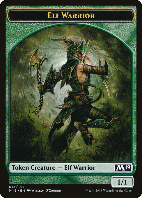 Elf Warrior [Core Set 2019 Tokens] | Galactic Gamez