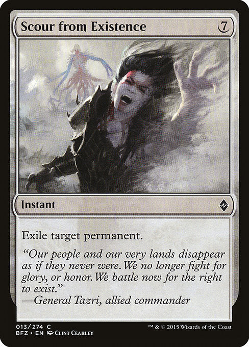 Scour from Existence [Battle for Zendikar] | Galactic Gamez