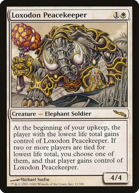 Loxodon Peacekeeper [Mirrodin] | Galactic Gamez