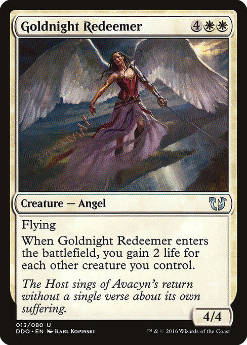 Goldnight Redeemer [Duel Decks: Blessed vs. Cursed] | Galactic Gamez