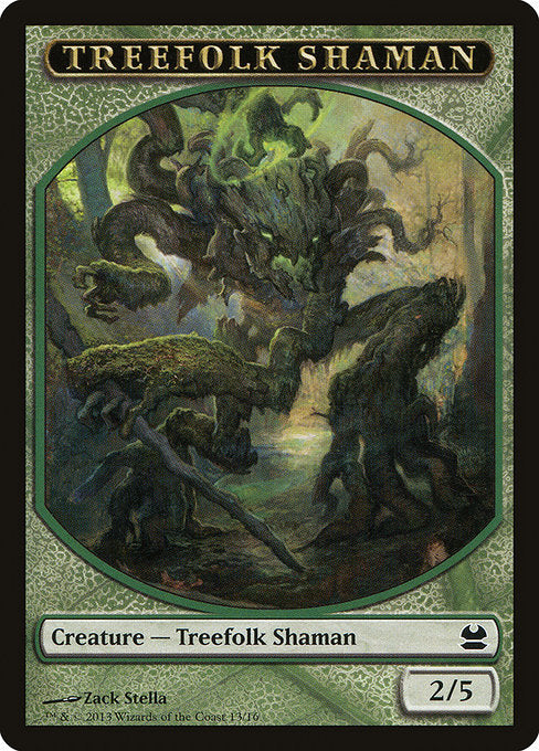 Treefolk Shaman [Modern Masters Tokens] | Galactic Gamez