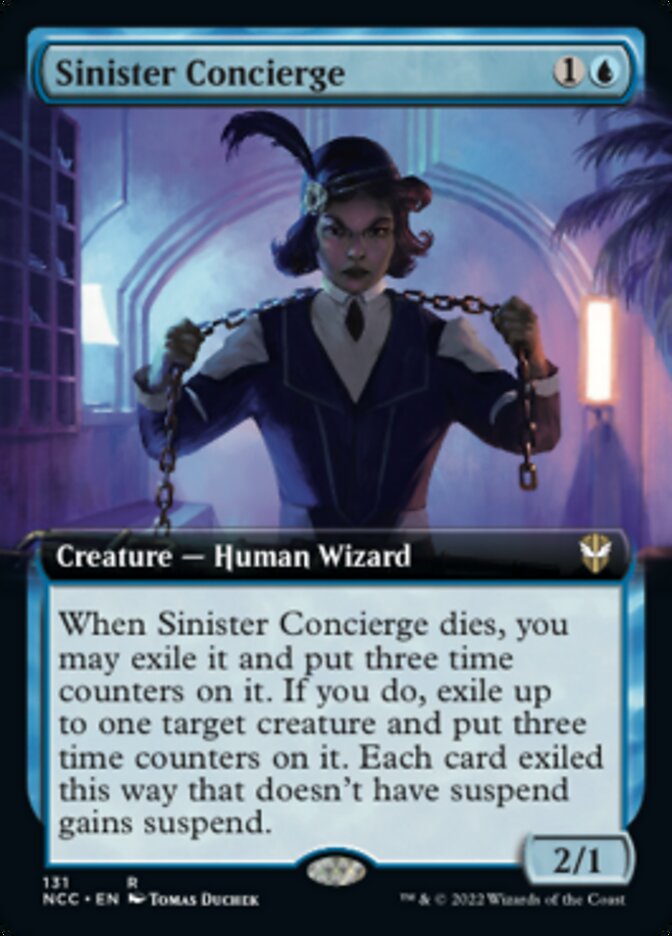 Sinister Concierge (Extended Art) [Streets of New Capenna Commander] | Galactic Gamez