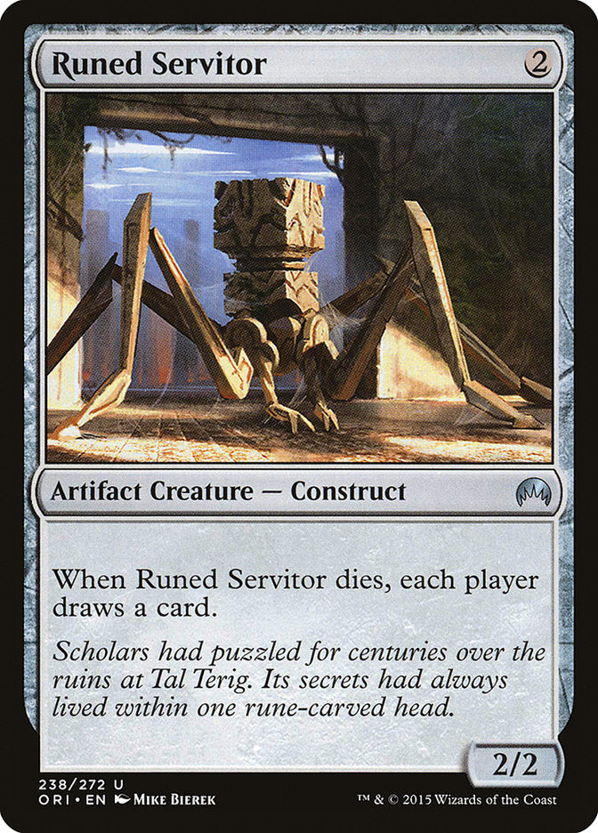 Runed Servitor [Magic Origins] | Galactic Gamez