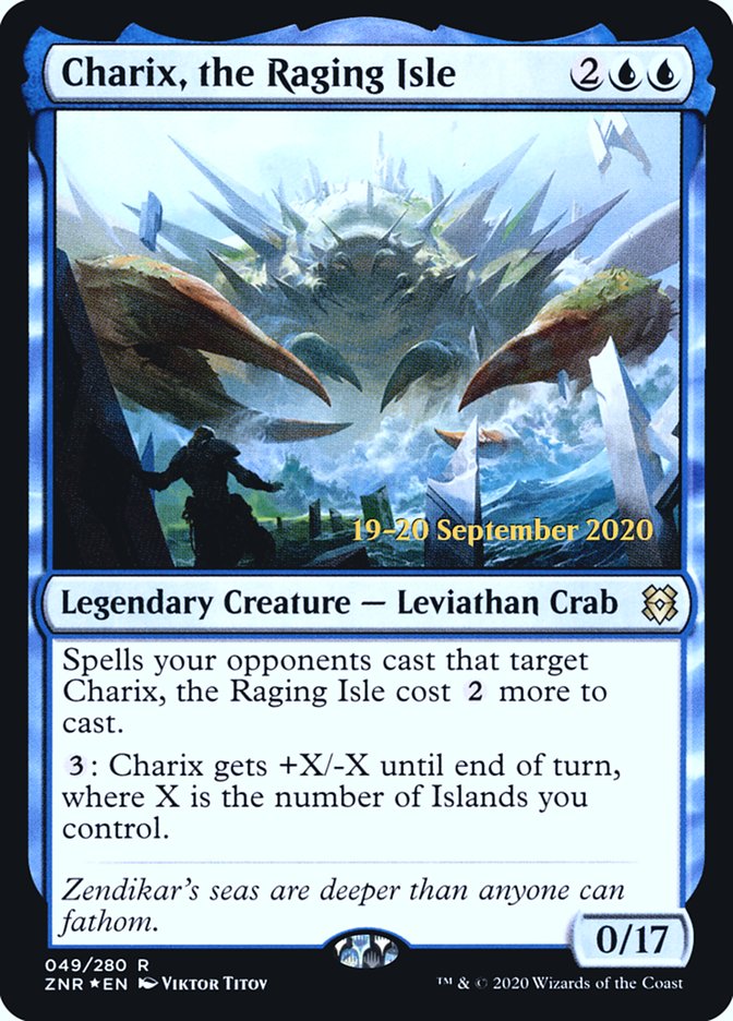 Charix, the Raging Isle  [Zendikar Rising Prerelease Promos] | Galactic Gamez