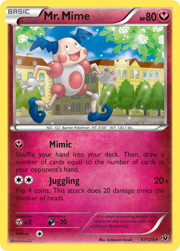 Mr. Mime (67/124) [XY: Fates Collide] | Galactic Gamez