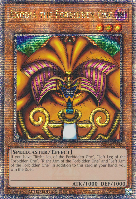 Exodia the Forbidden One [TN23-EN002] Quarter Century Secret Rare | Galactic Gamez