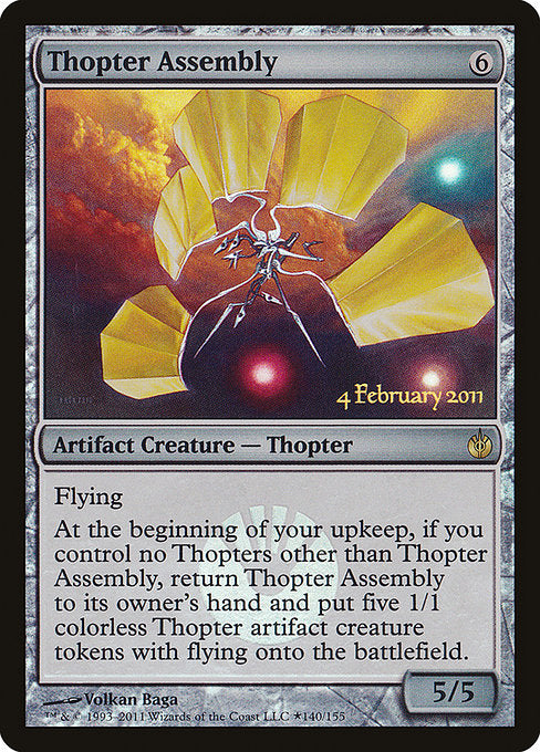 Thopter Assembly [Mirrodin Besieged Promos] | Galactic Gamez