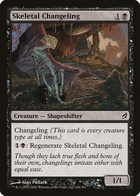 Skeletal Changeling [Lorwyn] | Galactic Gamez