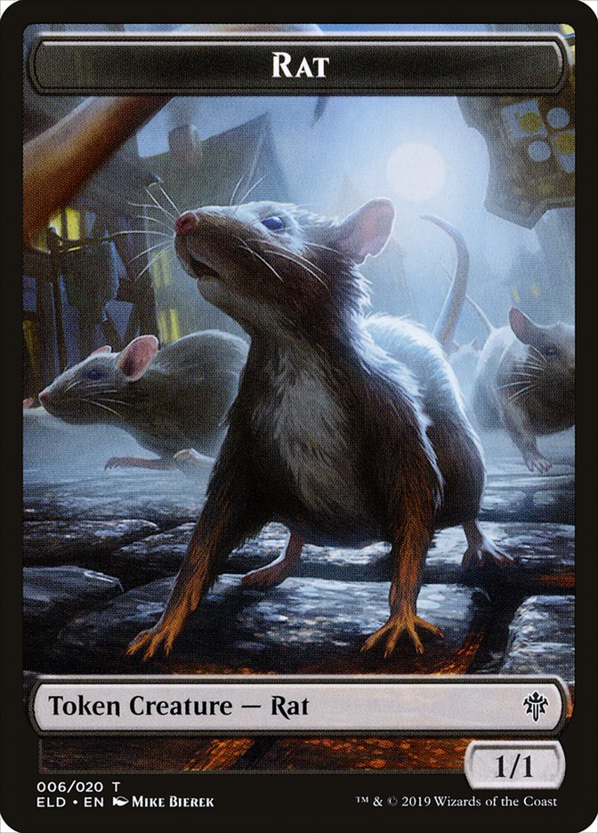 Rat [Throne of Eldraine Tokens] | Galactic Gamez