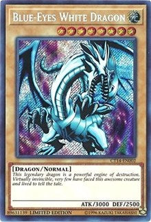 Blue-Eyes White Dragon [CT14-EN002] Secret Rare | Galactic Gamez