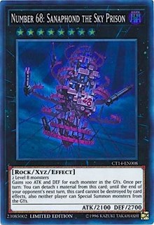 Number 68: Sanaphond the Sky Prison [CT14-EN008] Super Rare | Galactic Gamez