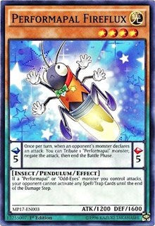 Performapal Fireflux [MP17-EN003] Common | Galactic Gamez