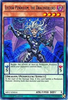 Lector Pendulum, the Dracoverlord [MP17-EN014] Ultra Rare | Galactic Gamez