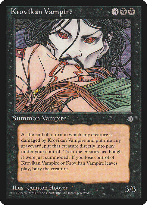 Krovikan Vampire [Ice Age] | Galactic Gamez
