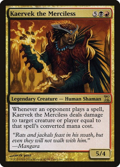 Kaervek the Merciless [Time Spiral] | Galactic Gamez