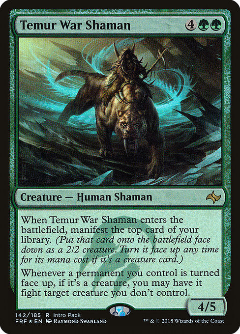 Temur War Shaman [Fate Reforged Promos] | Galactic Gamez