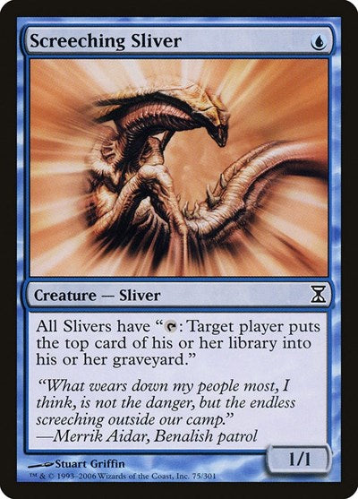 Screeching Sliver [Time Spiral] | Galactic Gamez