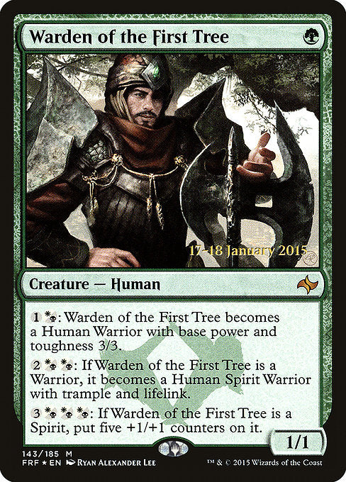 Warden of the First Tree [Fate Reforged Promos] | Galactic Gamez