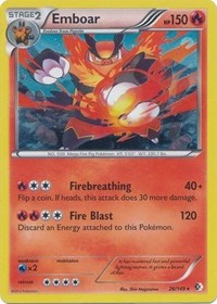 Emboar (26/149) (Cosmos Holo) (Blister Exclusive) [Black & White: Boundaries Crossed] | Galactic Gamez