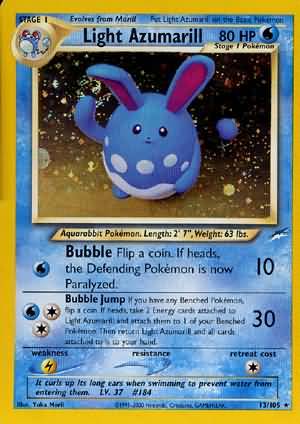 Light Azumarill (13/105) [Neo Destiny Unlimited] | Galactic Gamez