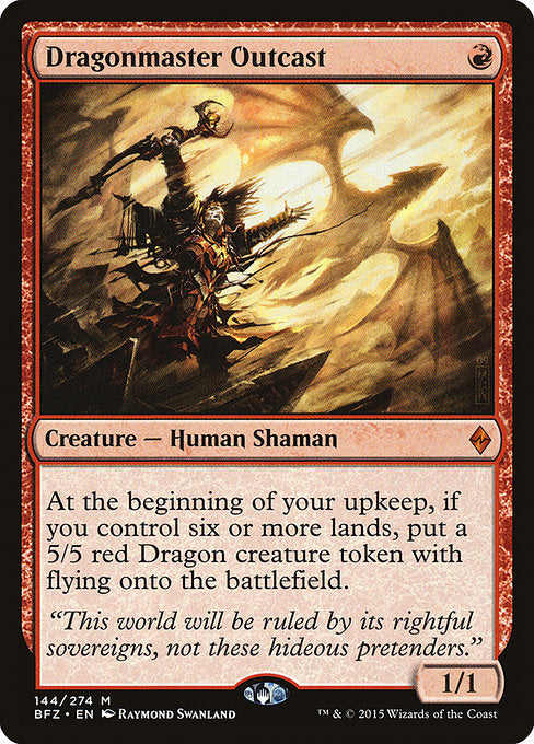 Dragonmaster Outcast [Battle for Zendikar] | Galactic Gamez