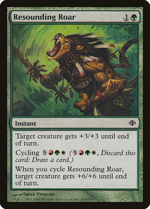 Resounding Roar [Shards of Alara] | Galactic Gamez