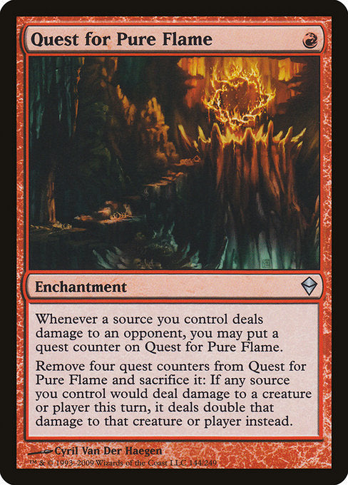 Quest for Pure Flame [Zendikar] | Galactic Gamez