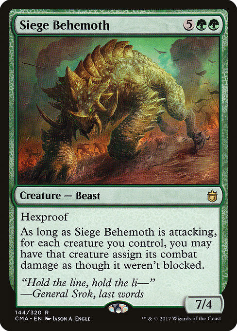 Siege Behemoth [Commander Anthology] | Galactic Gamez