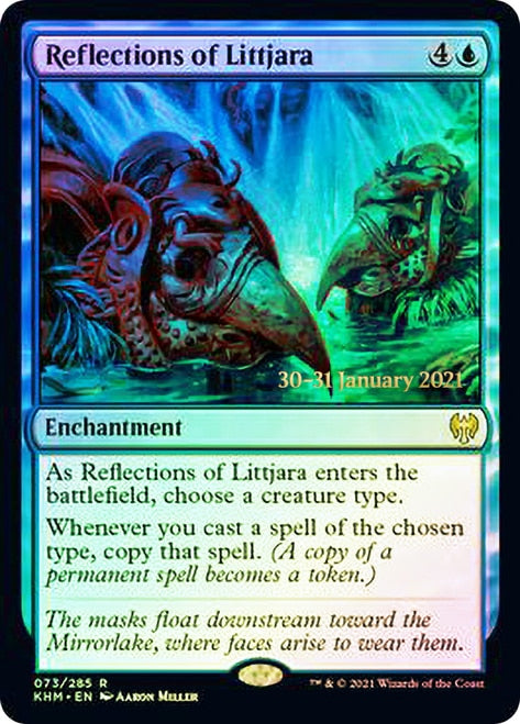 Reflections of Littjara  [Kaldheim Prerelease Promos] | Galactic Gamez