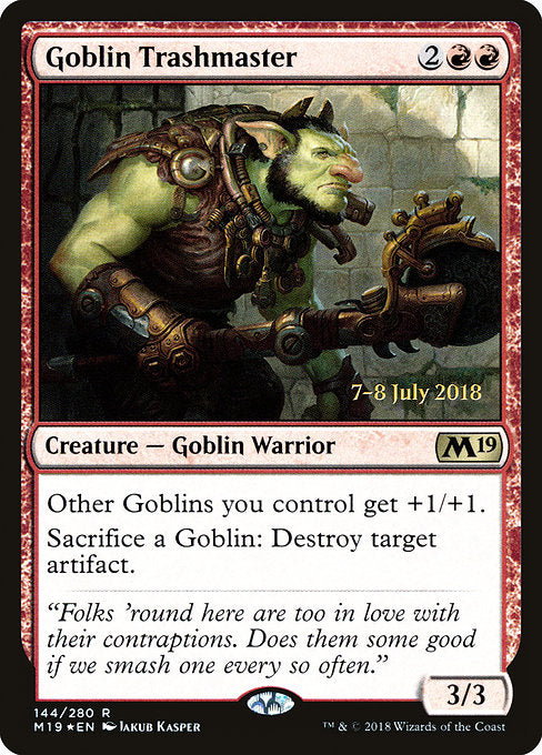 Goblin Trashmaster [Core Set 2019 Promos] | Galactic Gamez