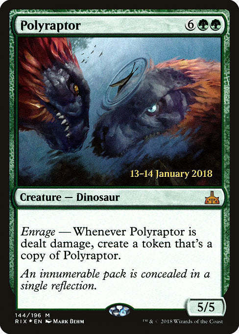 Polyraptor [Rivals of Ixalan Promos] | Galactic Gamez