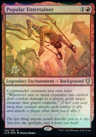 Popular Entertainer [Commander Legends: Battle for Baldur's Gate Prerelease Promos] | Galactic Gamez