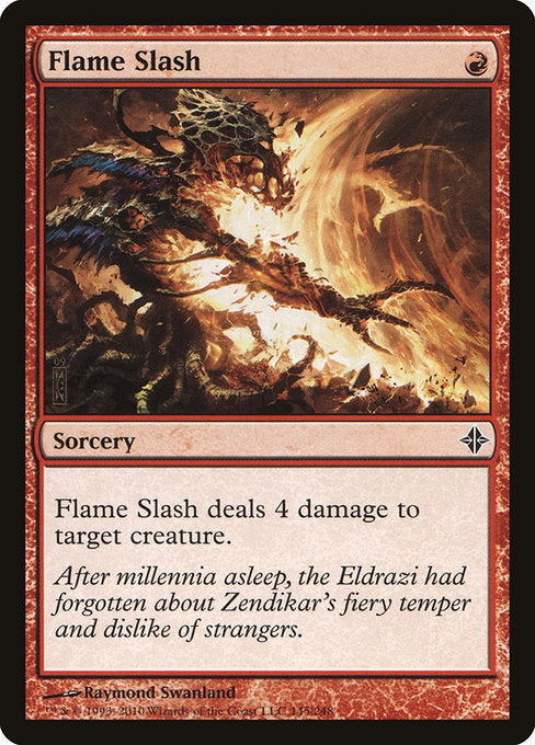 Flame Slash [Rise of the Eldrazi] | Galactic Gamez