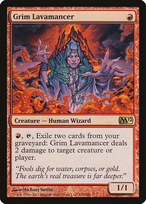Grim Lavamancer [Magic 2012] | Galactic Gamez