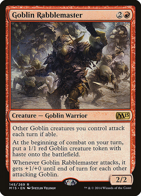 Goblin Rabblemaster [Magic 2015] | Galactic Gamez