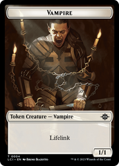 Emblem - Sorin, Lord of Innistrad // Vampire (0004) Double-Sided Token [The Lost Caverns of Ixalan Commander Tokens] | Galactic Gamez