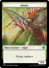 Soldier (008) // Angel Double-Sided Token [Phyrexia: All Will Be One Commander Tokens] | Galactic Gamez
