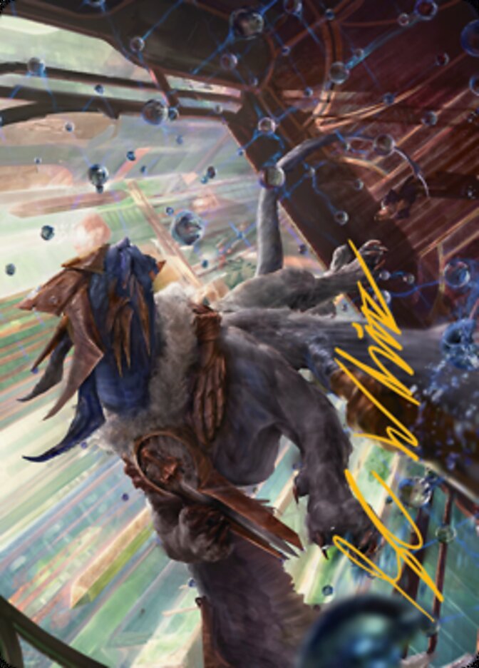 Change of Plans Art Card (Gold-Stamped Signature) [Streets of New Capenna Art Series] | Galactic Gamez