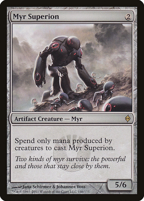 Myr Superion [New Phyrexia] | Galactic Gamez