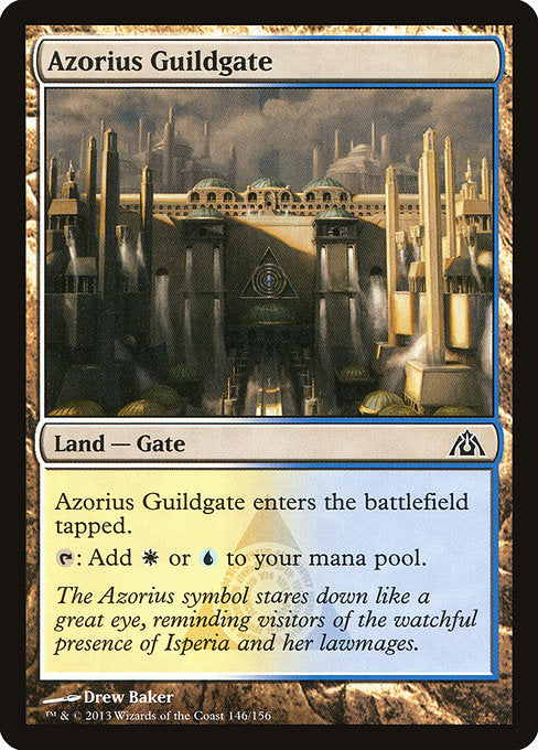 Azorius Guildgate [Dragon's Maze] | Galactic Gamez